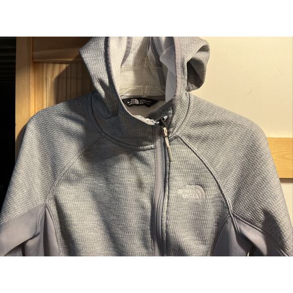 The North Face Womens M Gray Long Sleeve Full Zip Polyester Windbreaker Jacket - Picture 10 of 16